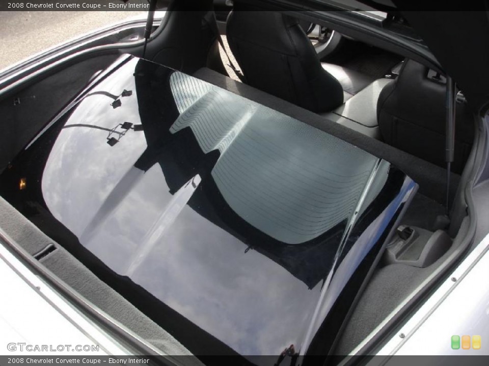 Ebony Interior Sunroof for the 2008 Chevrolet Corvette Coupe #39501409
