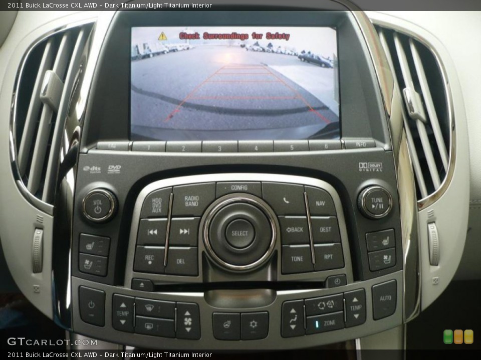 Dark Titanium/Light Titanium Interior Controls for the 2011 Buick LaCrosse CXL AWD #39504560