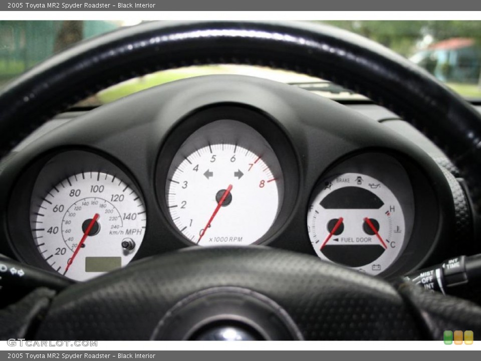 Black Interior Gauges for the 2005 Toyota MR2 Spyder Roadster #39505268