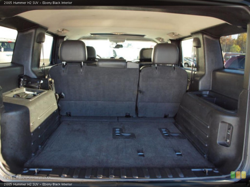 Ebony Black Interior Trunk for the 2005 Hummer H2 SUV #39505572