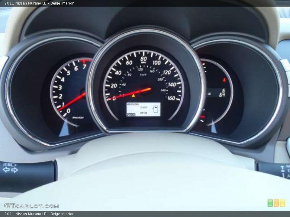 Beige Interior Gauges for the 2011 Nissan Murano LE #39505812