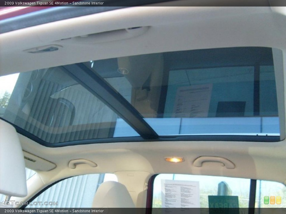 Sandstone Interior Sunroof for the 2009 Volkswagen Tiguan SE 4Motion #39506700