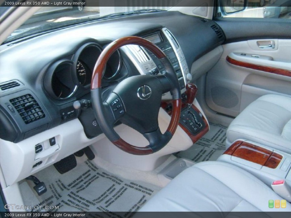 Light Gray Interior Prime Interior for the 2009 Lexus RX 350 AWD #39506992