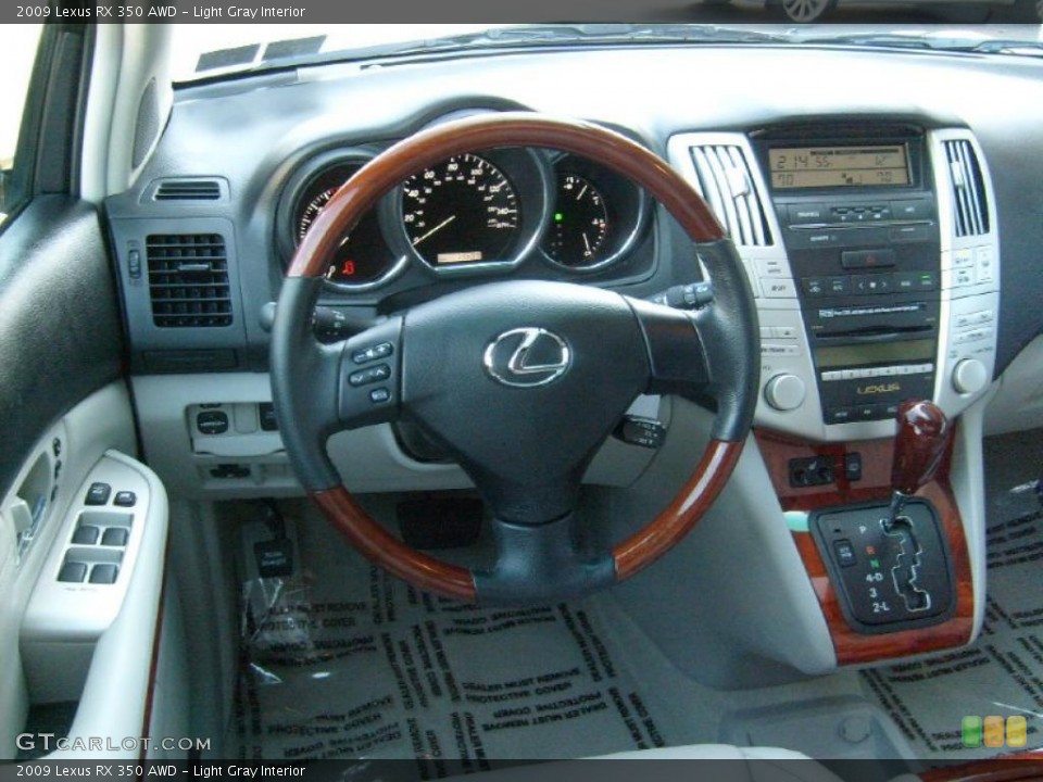 Light Gray Interior Dashboard for the 2009 Lexus RX 350 AWD #39507048