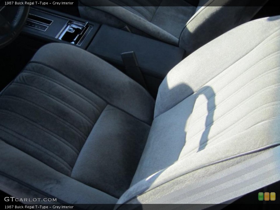 Grey Interior Photo for the 1987 Buick Regal T-Type #39508124