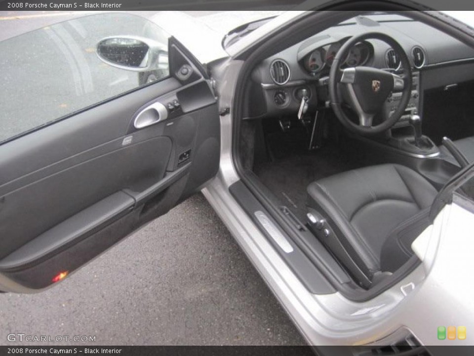 Black Interior Photo for the 2008 Porsche Cayman S #39509676