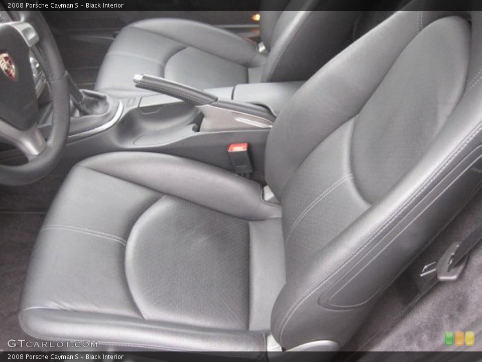Black Interior Photo for the 2008 Porsche Cayman S #39509696