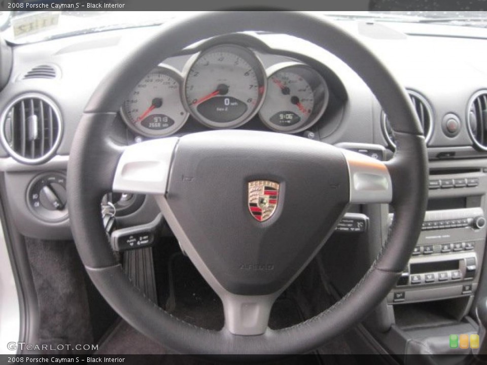 Black Interior Steering Wheel for the 2008 Porsche Cayman S #39509840