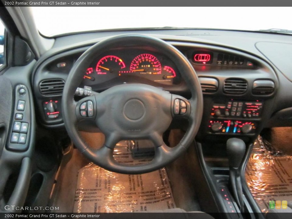 Graphite Interior Dashboard for the 2002 Pontiac Grand Prix GT Sedan #39510776