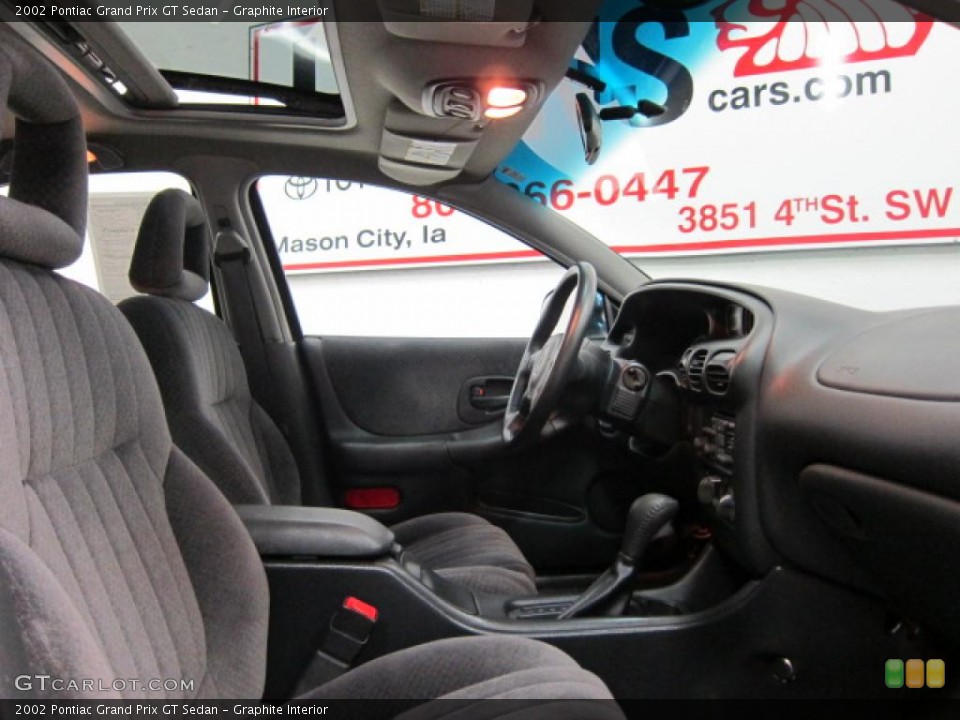 Graphite Interior Photo for the 2002 Pontiac Grand Prix GT Sedan #39510784