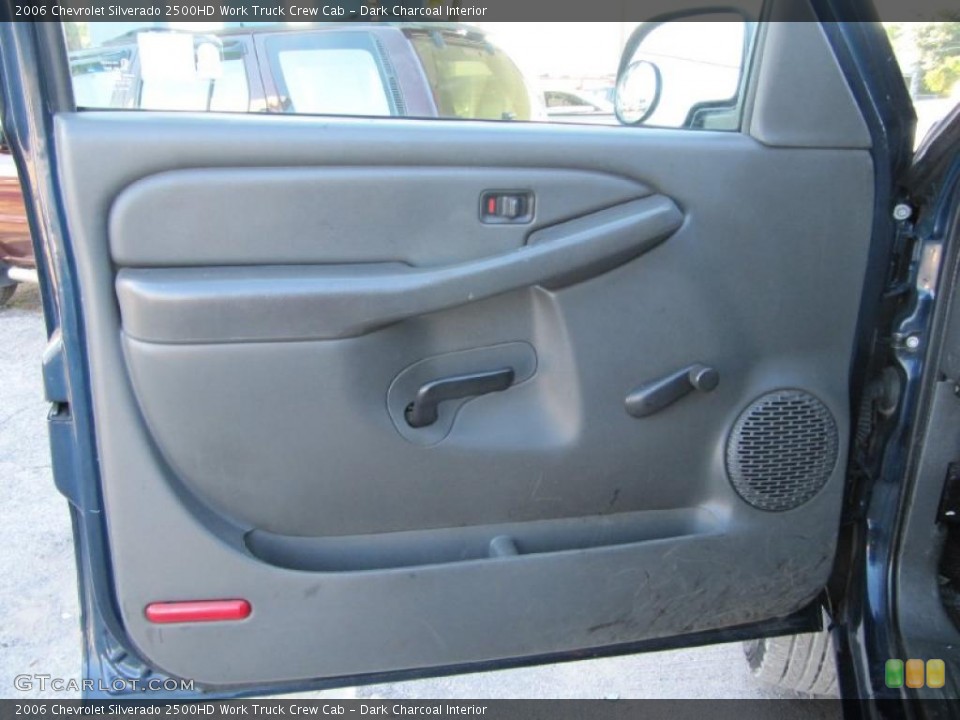 Dark Charcoal Interior Door Panel for the 2006 Chevrolet Silverado 2500HD Work Truck Crew Cab #39511448