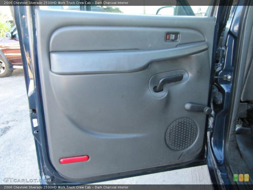 Dark Charcoal Interior Door Panel for the 2006 Chevrolet Silverado 2500HD Work Truck Crew Cab #39511460