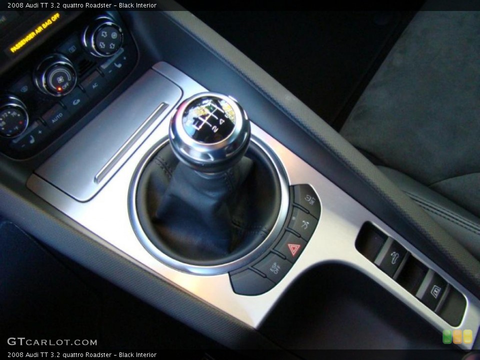Black Interior Transmission for the 2008 Audi TT 3.2 quattro Roadster #39511880