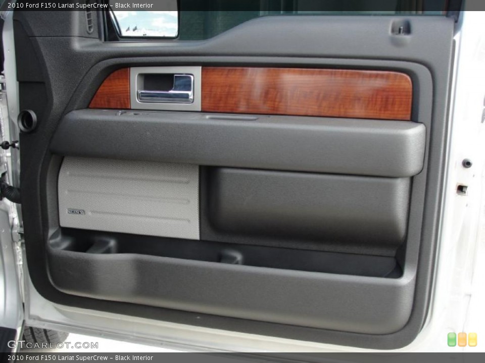 Black Interior Door Panel for the 2010 Ford F150 Lariat SuperCrew #39512388