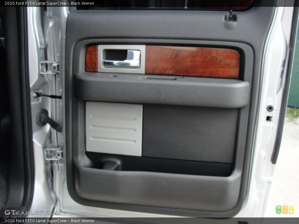 Black Interior Door Panel for the 2010 Ford F150 Lariat SuperCrew #39512472
