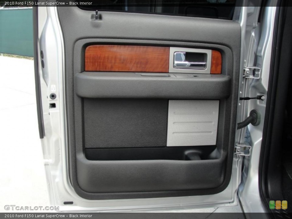 Black Interior Door Panel for the 2010 Ford F150 Lariat SuperCrew #39512528