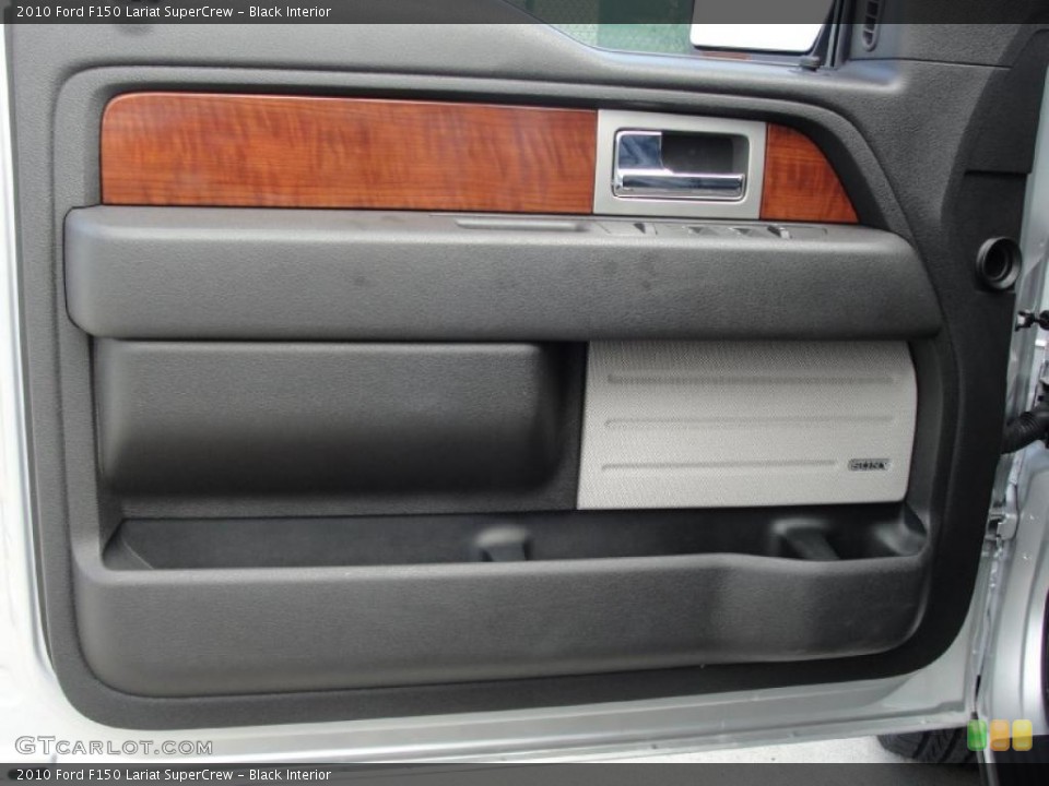 Black Interior Door Panel for the 2010 Ford F150 Lariat SuperCrew #39512556