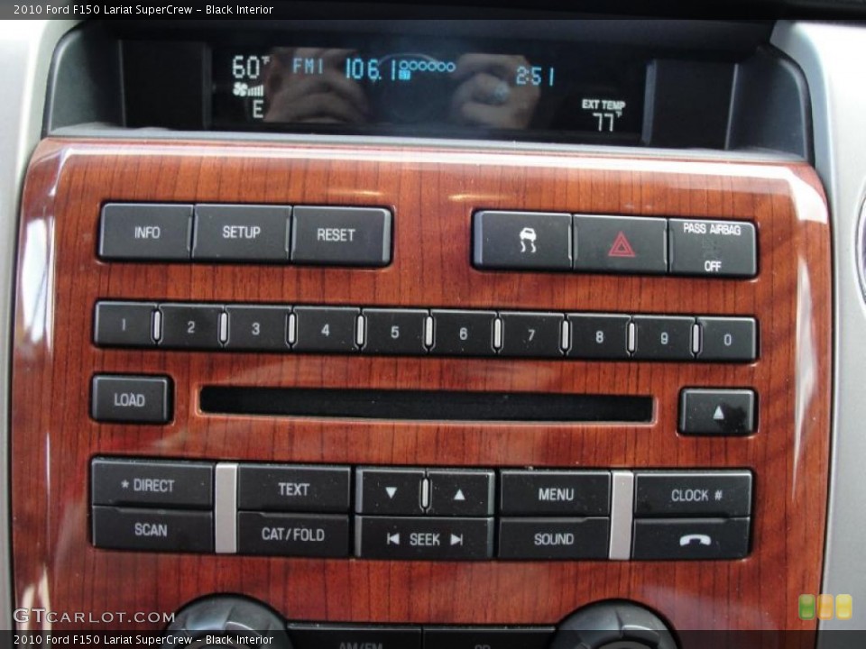 Black Interior Controls for the 2010 Ford F150 Lariat SuperCrew #39512668