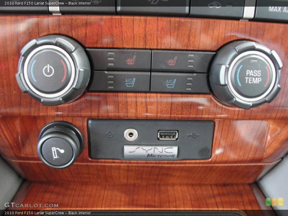 Black Interior Controls for the 2010 Ford F150 Lariat SuperCrew #39512704