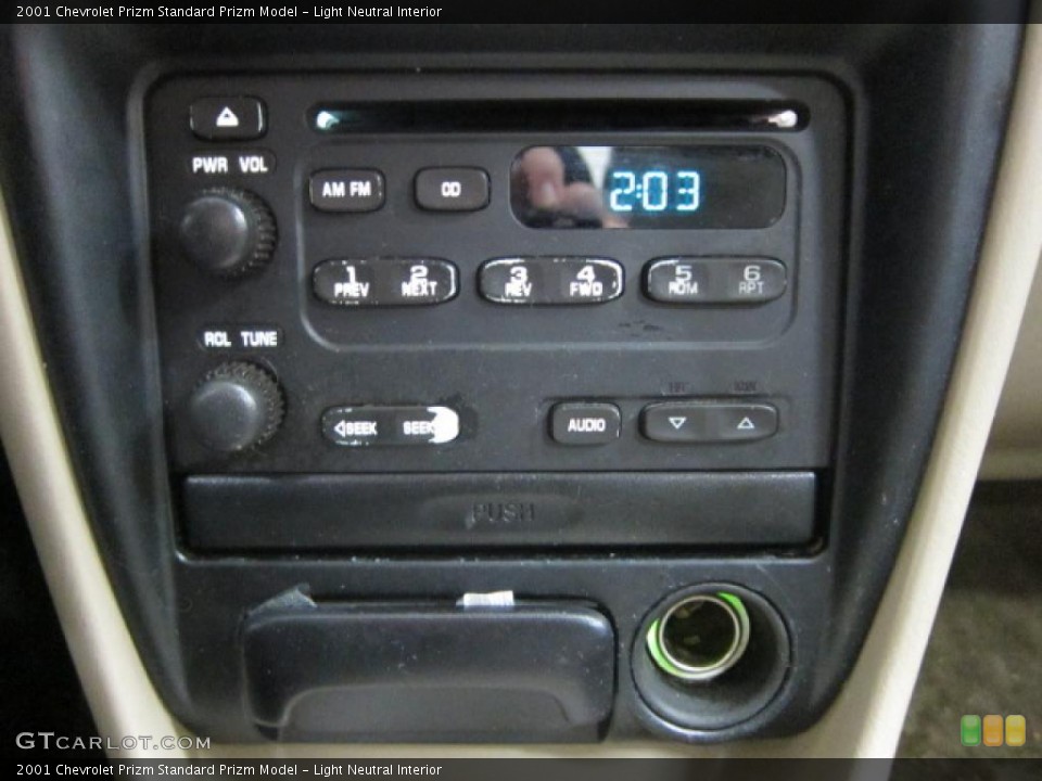 Light Neutral Interior Controls for the 2001 Chevrolet Prizm  #39513044