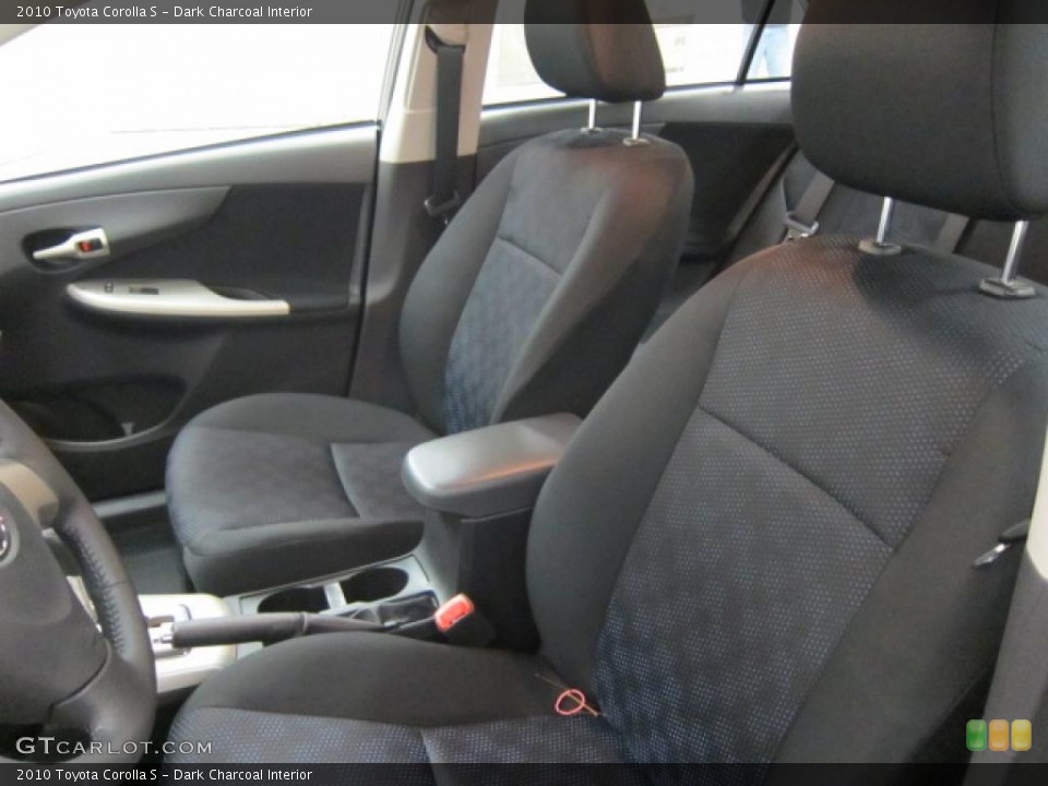 Dark Charcoal Interior Photo for the 2010 Toyota Corolla S #39513800