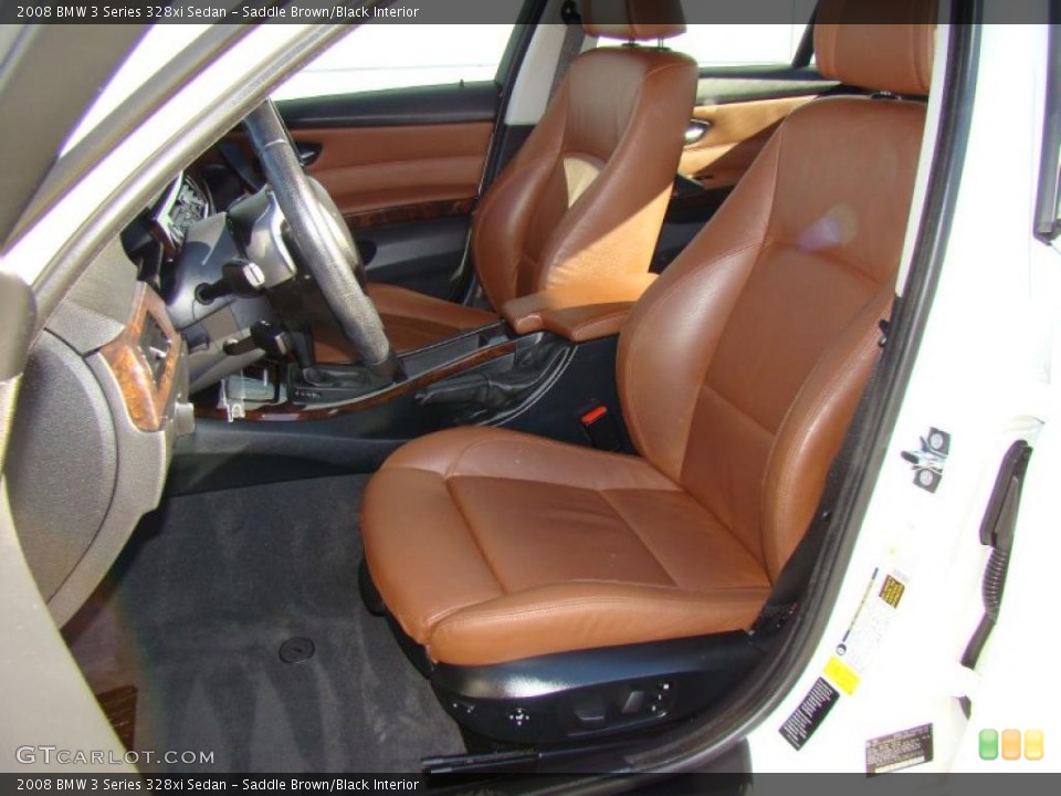 Saddle Brown/Black Interior Photo for the 2008 BMW 3 Series 328xi Sedan #39513976