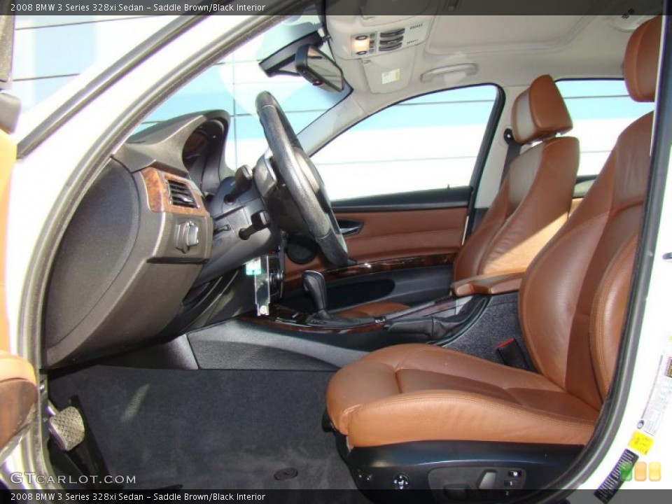 Saddle Brown/Black Interior Photo for the 2008 BMW 3 Series 328xi Sedan #39513992