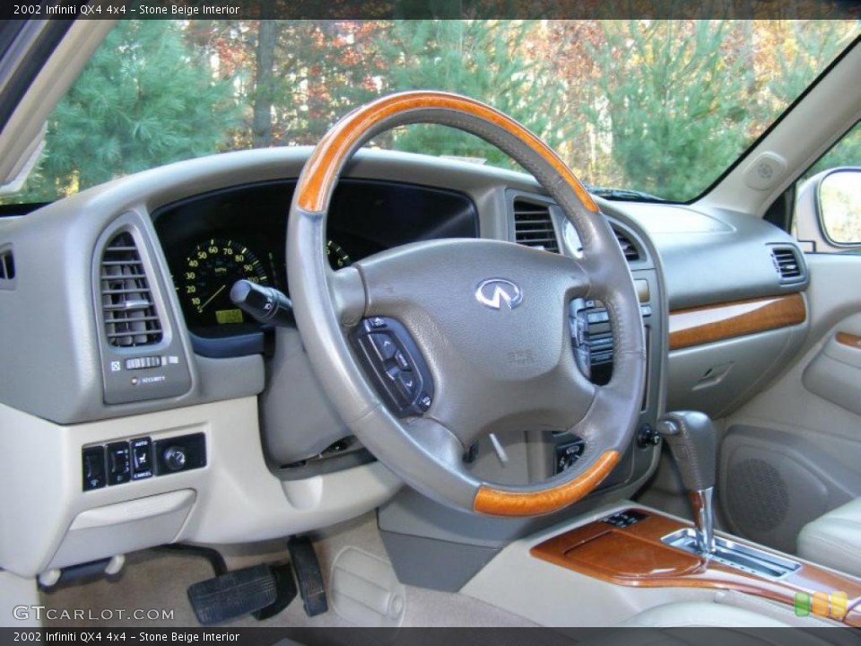 Stone Beige Interior Prime Interior for the 2002 Infiniti QX4 4x4 #39515456