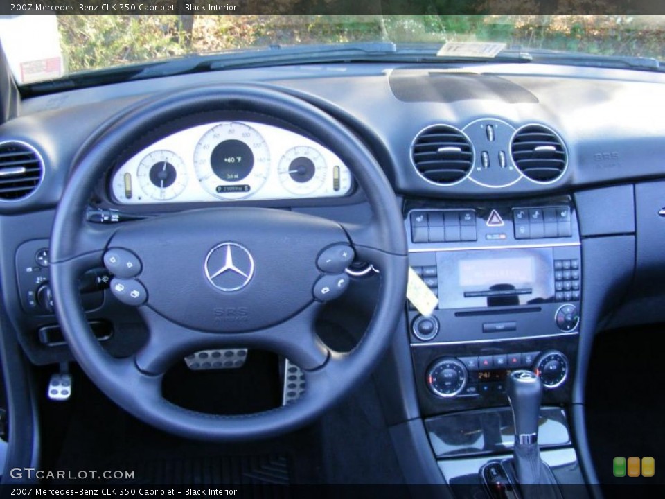 Black Interior Dashboard for the 2007 Mercedes-Benz CLK 350 Cabriolet #39515972