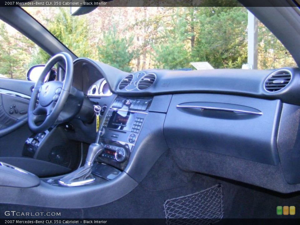 Black Interior Photo for the 2007 Mercedes-Benz CLK 350 Cabriolet #39516060