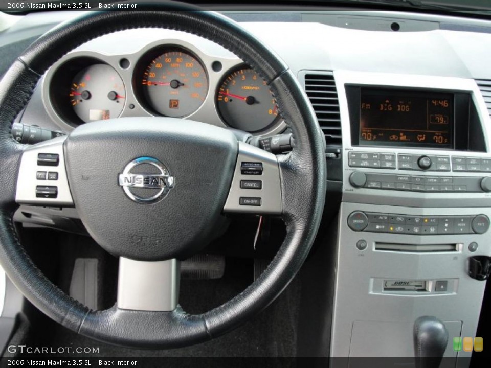 Black Interior Steering Wheel for the 2006 Nissan Maxima 3.5 SL #39516144