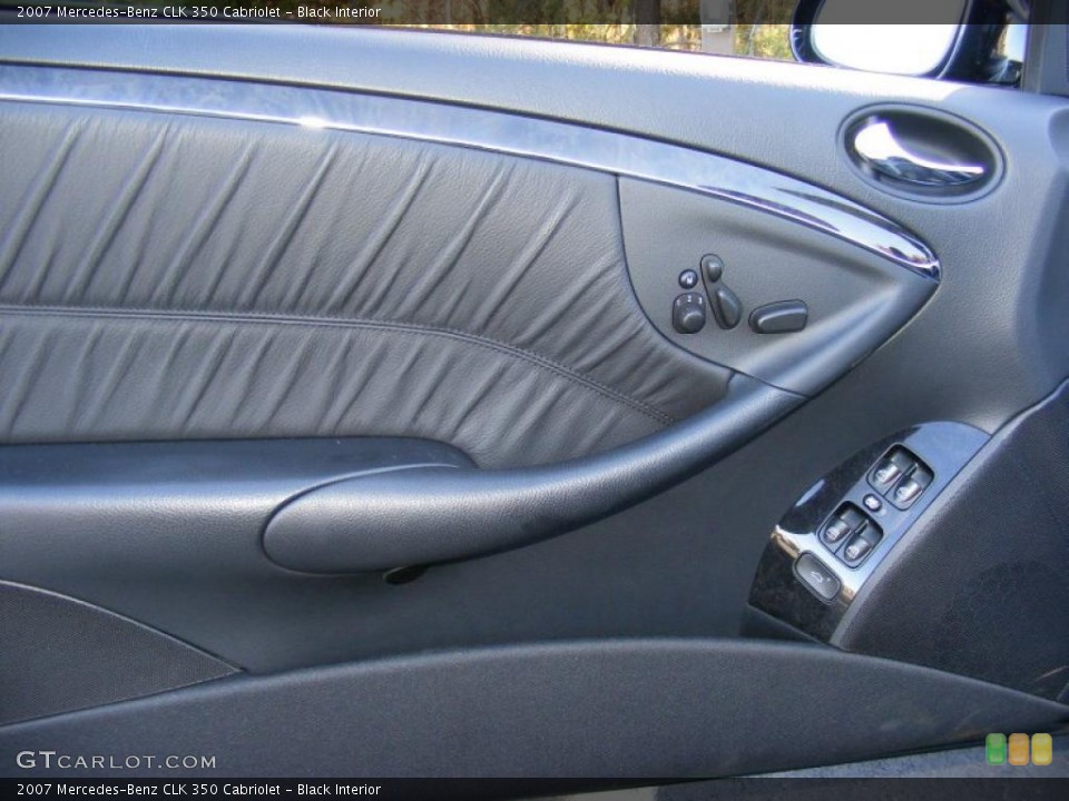 Black Interior Door Panel for the 2007 Mercedes-Benz CLK 350 Cabriolet #39516148