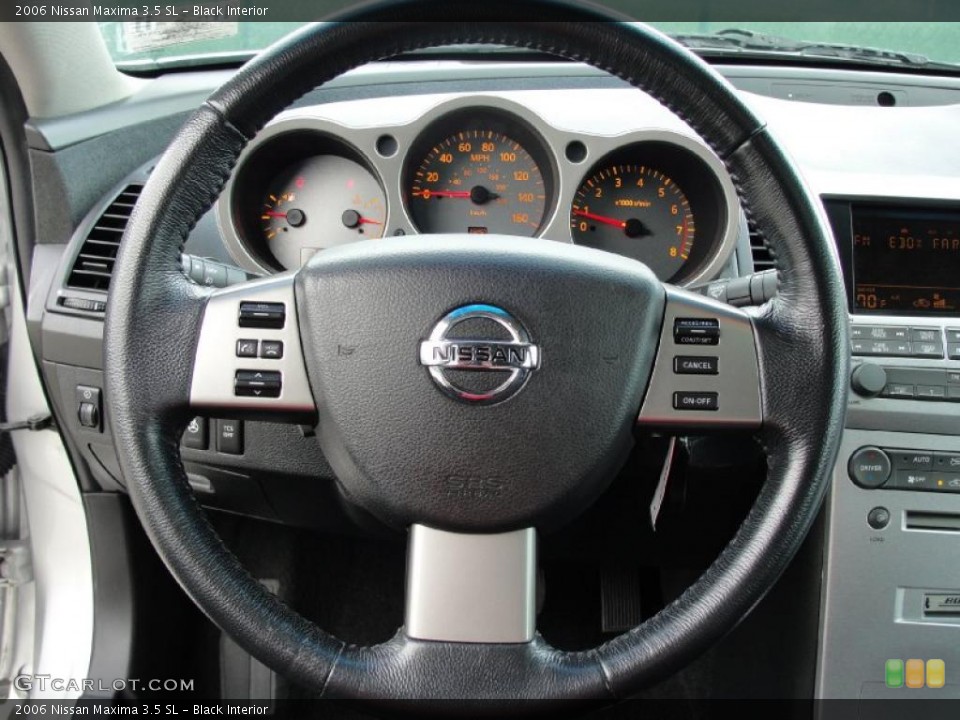 Black Interior Steering Wheel for the 2006 Nissan Maxima 3.5 SL #39516232