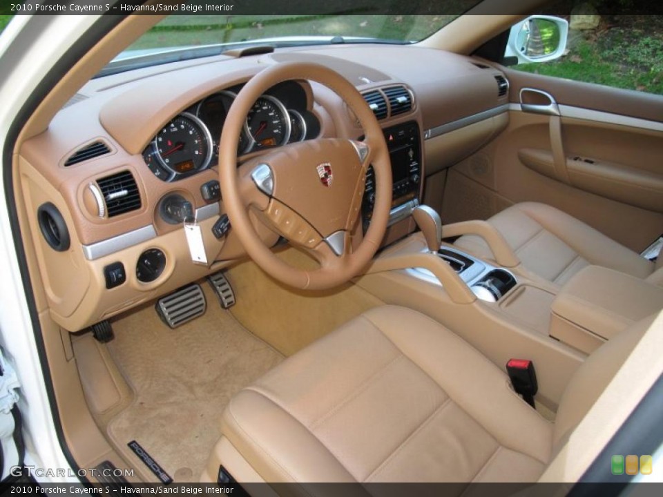 Havanna/Sand Beige Interior Prime Interior for the 2010 Porsche Cayenne S #39517044