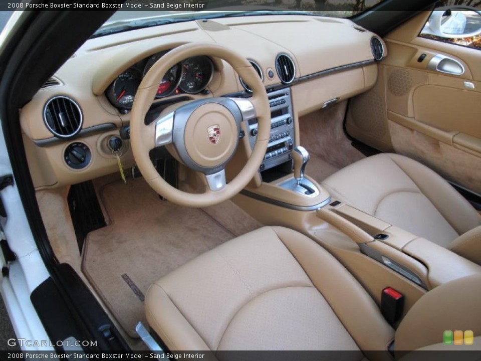 Sand Beige Interior Prime Interior for the 2008 Porsche Boxster  #39517380