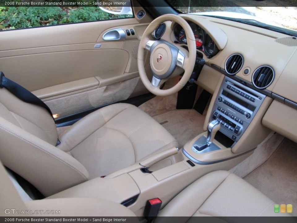 Sand Beige Interior Photo for the 2008 Porsche Boxster  #39517452