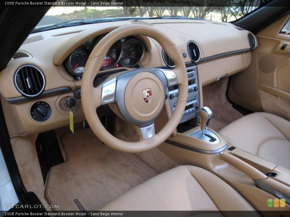 Sand Beige Interior Dashboard for the 2008 Porsche Boxster  #39517480