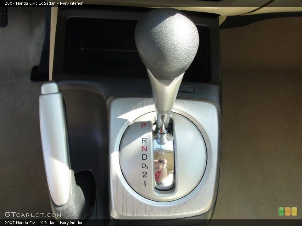 Ivory Interior Transmission for the 2007 Honda Civic LX Sedan #39517840