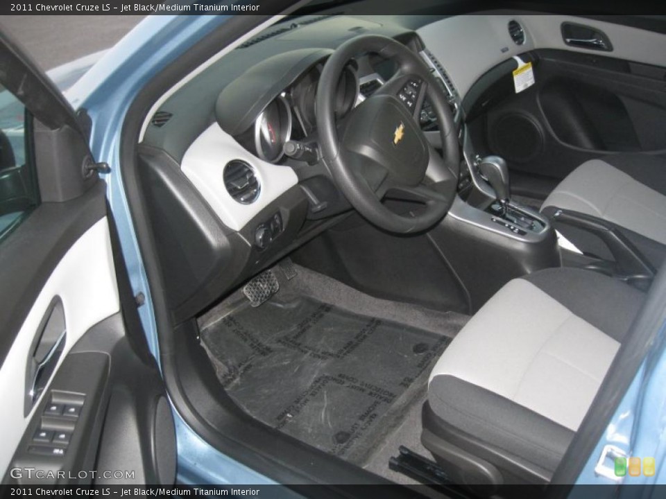 Jet Black/Medium Titanium Interior Prime Interior for the 2011 Chevrolet Cruze LS #39518160