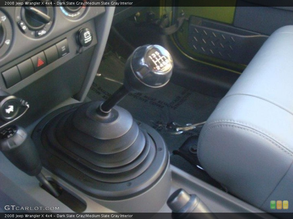 Dark Slate Gray/Medium Slate Gray Interior Transmission for the 2008 Jeep Wrangler X 4x4 #39518440