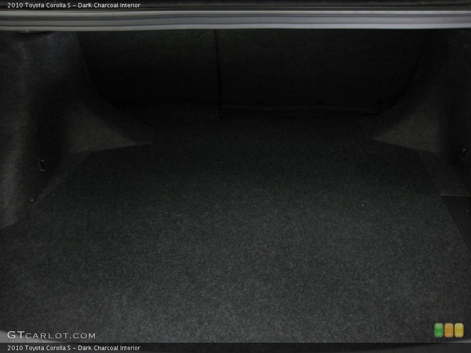 Dark Charcoal Interior Trunk for the 2010 Toyota Corolla S #39520405
