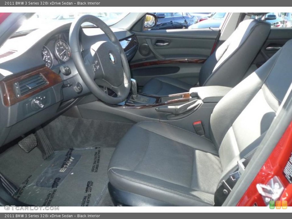 Black Interior Photo for the 2011 BMW 3 Series 328i xDrive Sedan #39520913