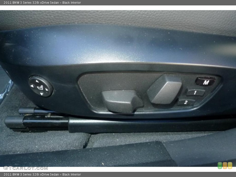 Black Interior Controls for the 2011 BMW 3 Series 328i xDrive Sedan #39521253