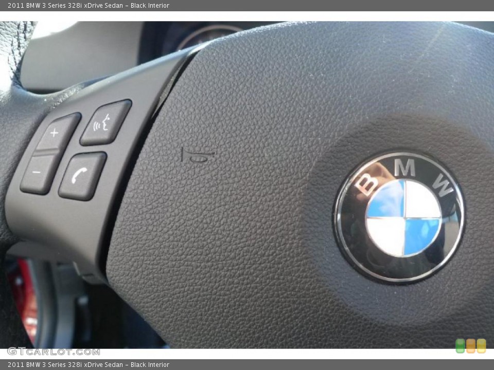 Black Interior Controls for the 2011 BMW 3 Series 328i xDrive Sedan #39521426