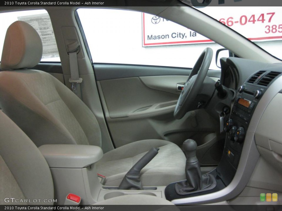 Ash Interior Photo for the 2010 Toyota Corolla  #39521505