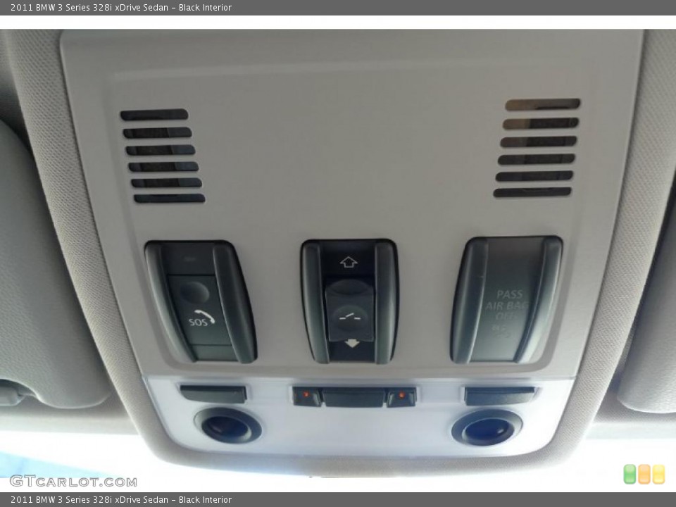 Black Interior Controls for the 2011 BMW 3 Series 328i xDrive Sedan #39521565