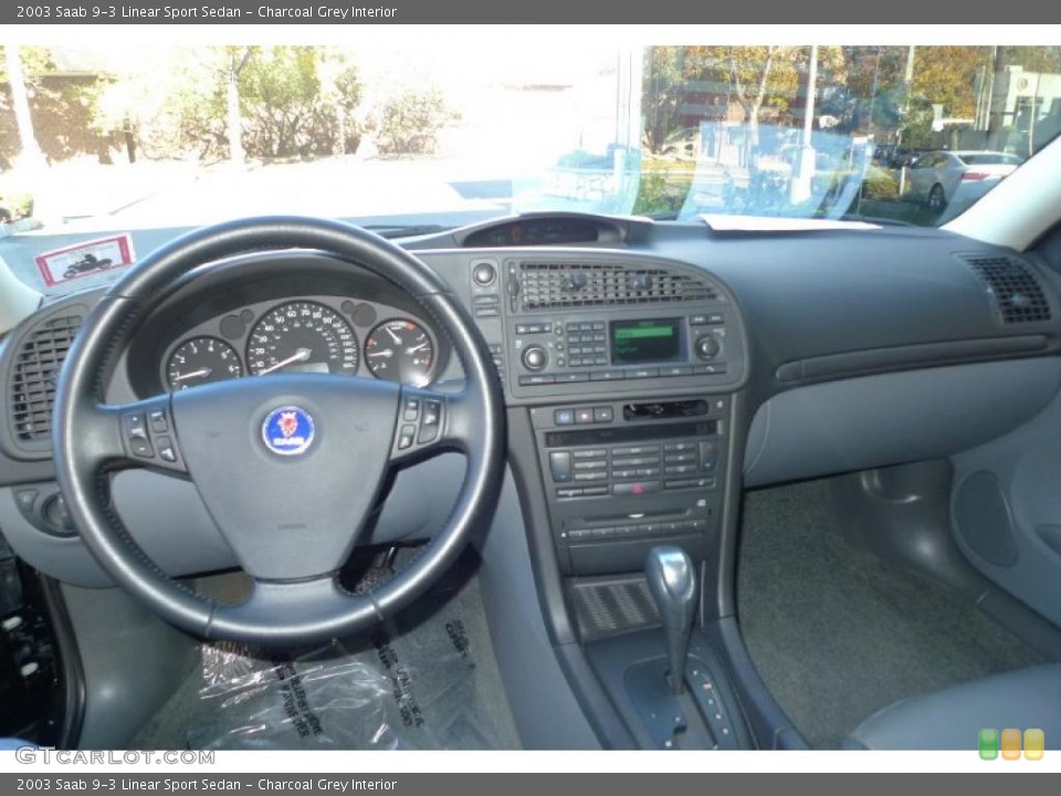Charcoal Grey Interior Dashboard for the 2003 Saab 9-3 Linear Sport Sedan #39521817