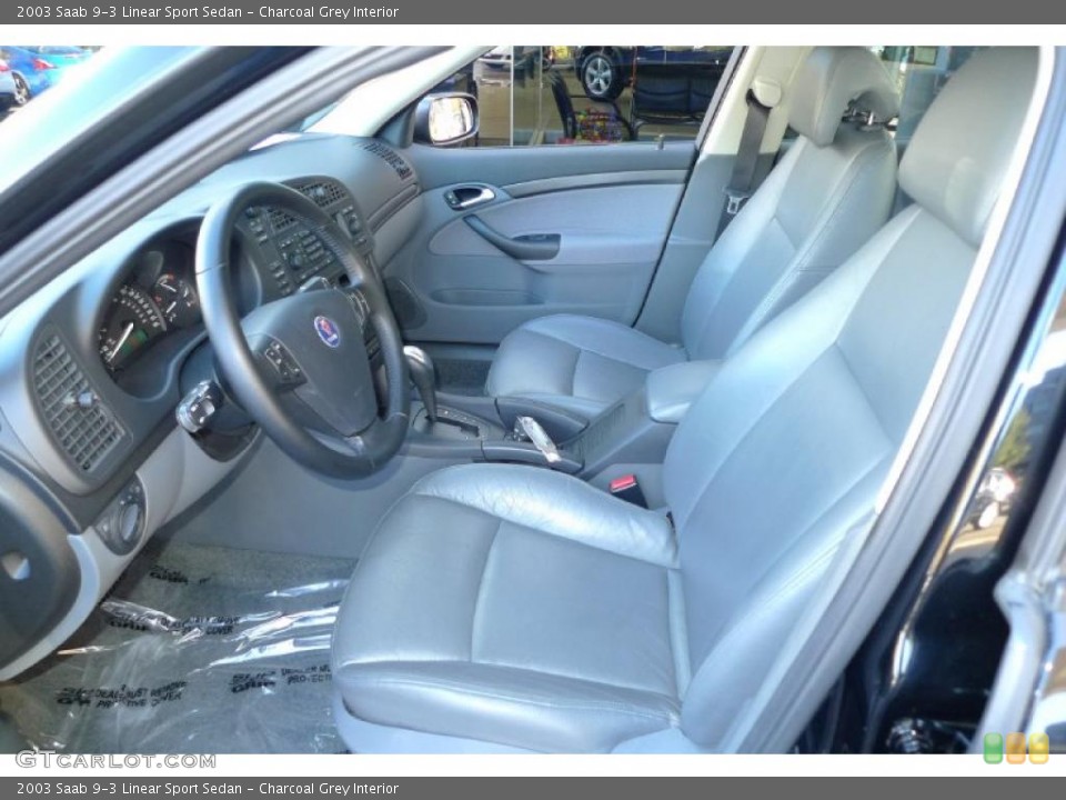 Charcoal Grey Interior Photo for the 2003 Saab 9-3 Linear Sport Sedan #39521833