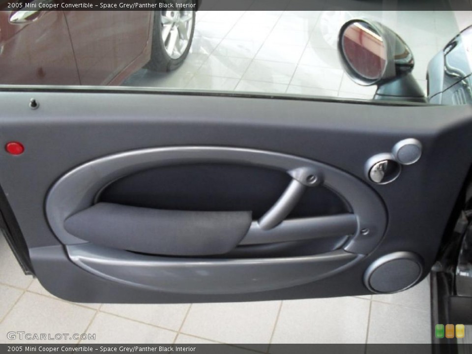 Space Grey/Panther Black Interior Door Panel for the 2005 Mini Cooper Convertible #39522133