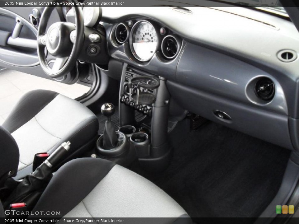 Space Grey/Panther Black Interior Photo for the 2005 Mini Cooper Convertible #39522229
